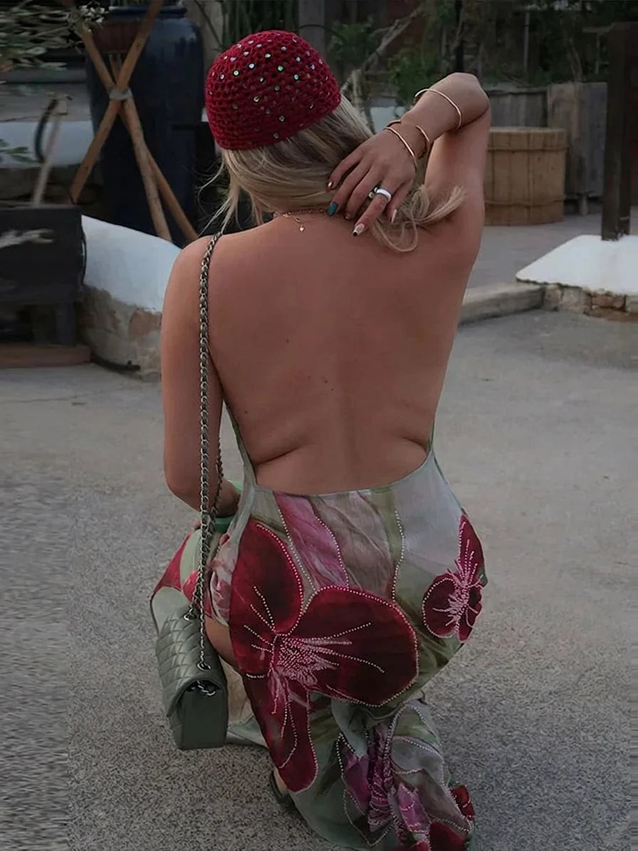 Marzia Botanical Maxi Dress
