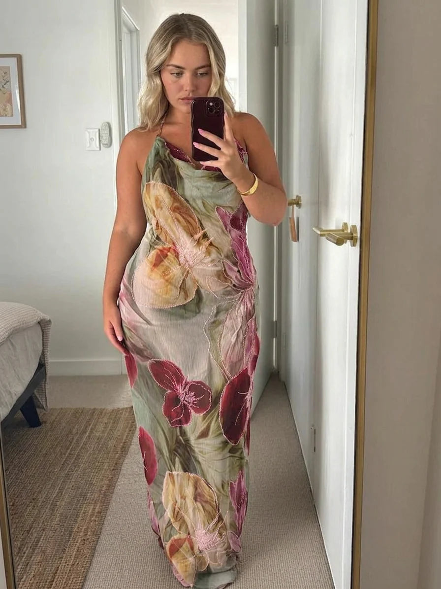 Marzia Botanical Maxi Dress