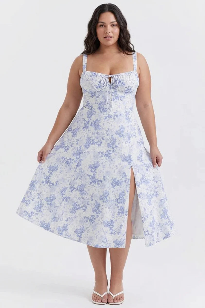 Amélie Corset Midi Dress
