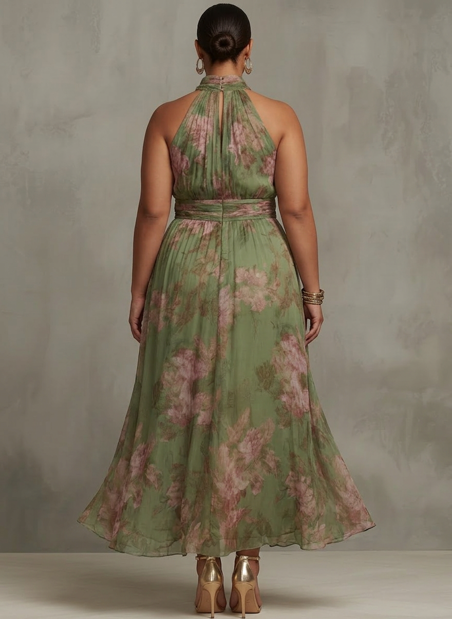 Florence Halter Maxi Dress