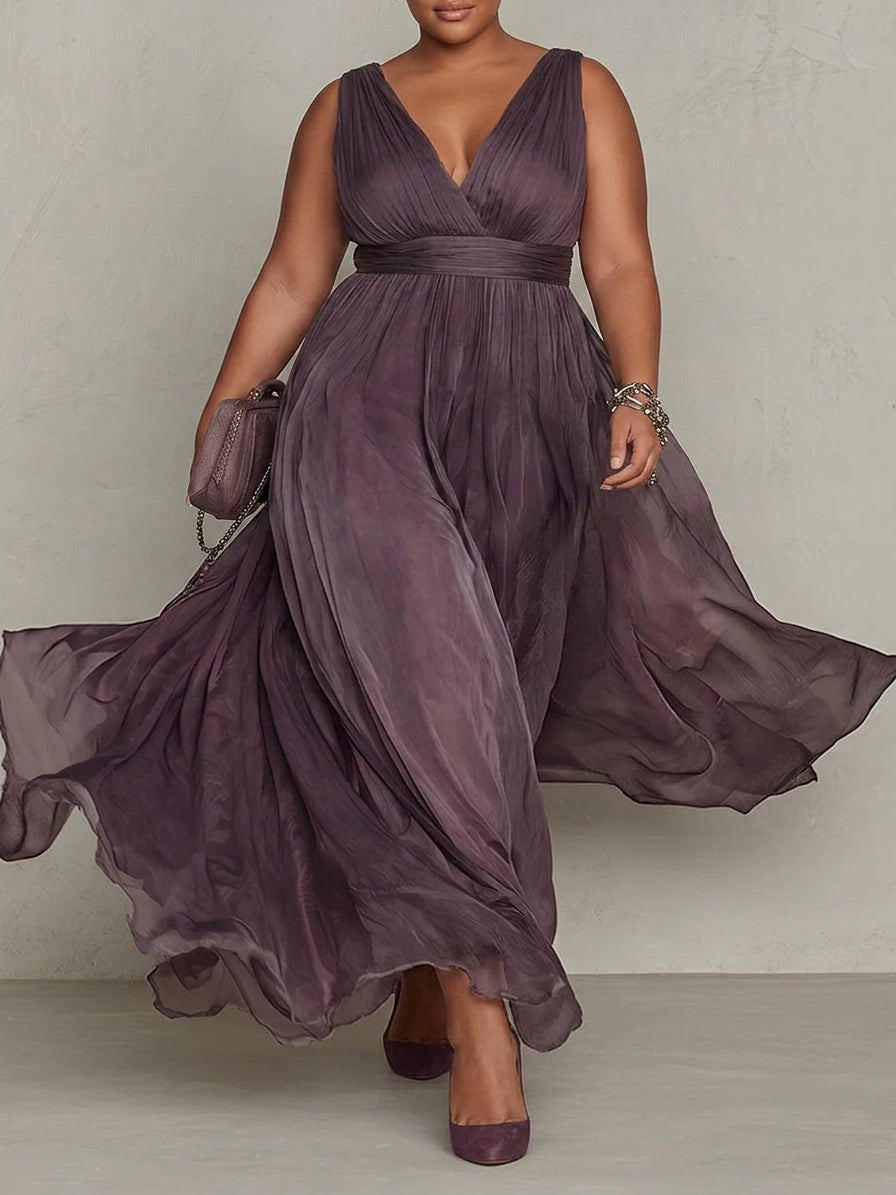 Ashley Chiffon Maxi Dress