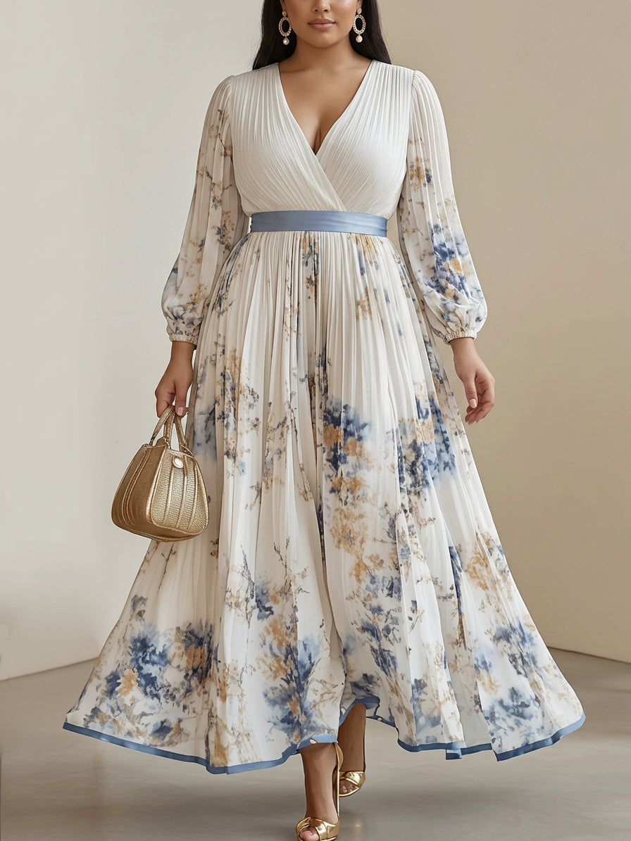 Amalia Balloon Sleeve Maxi Dress