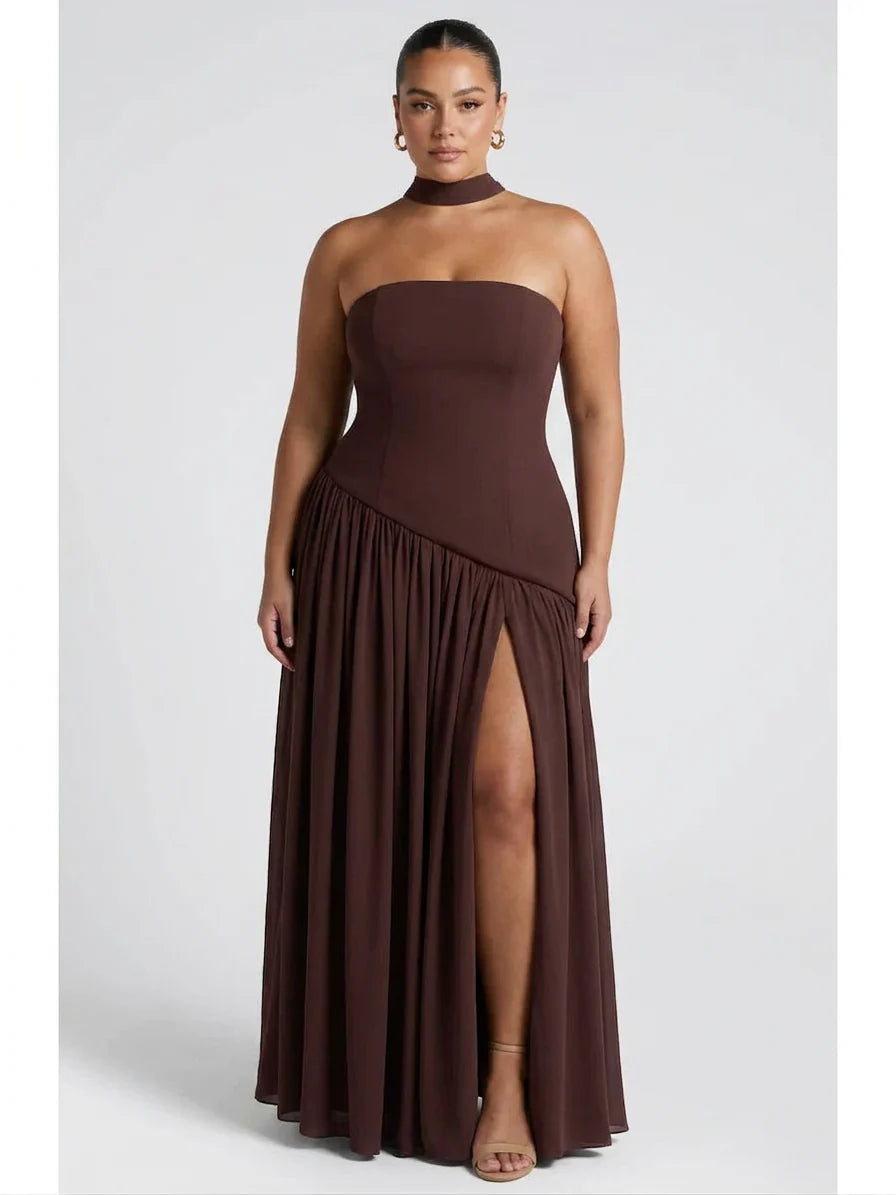 Karola Colorblock Maxi Dress