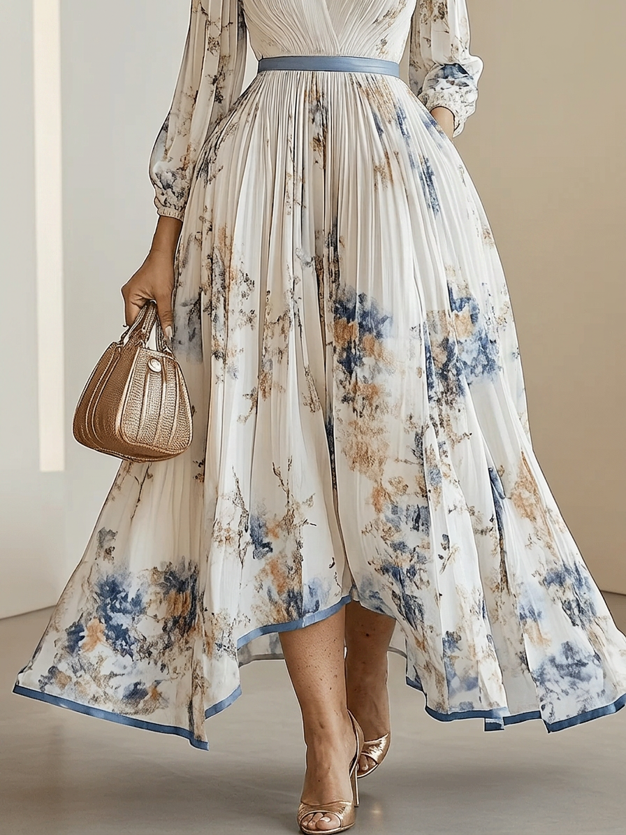 Amalia Balloon Sleeve Maxi Dress