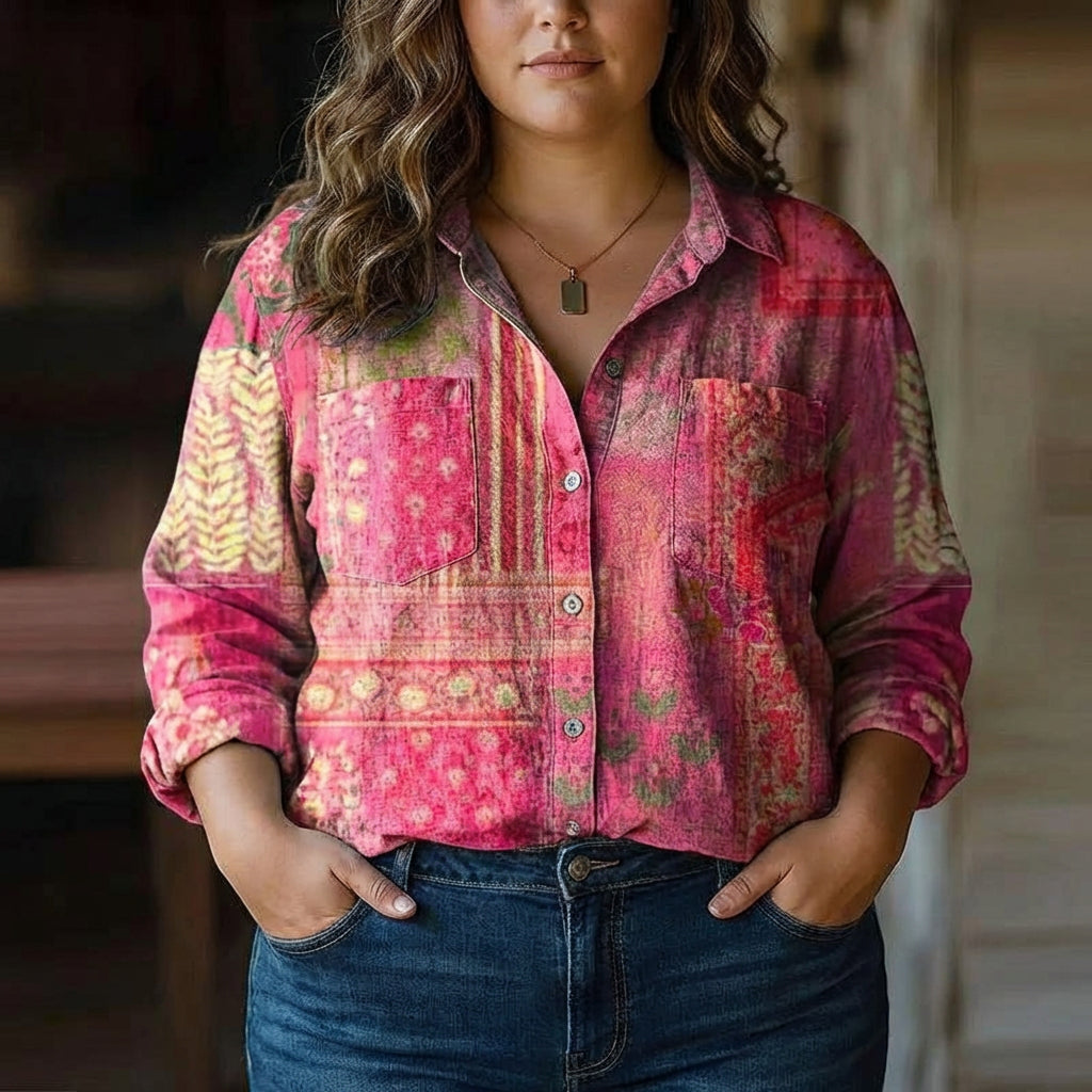 Rebecca Bohemian Print Blouse