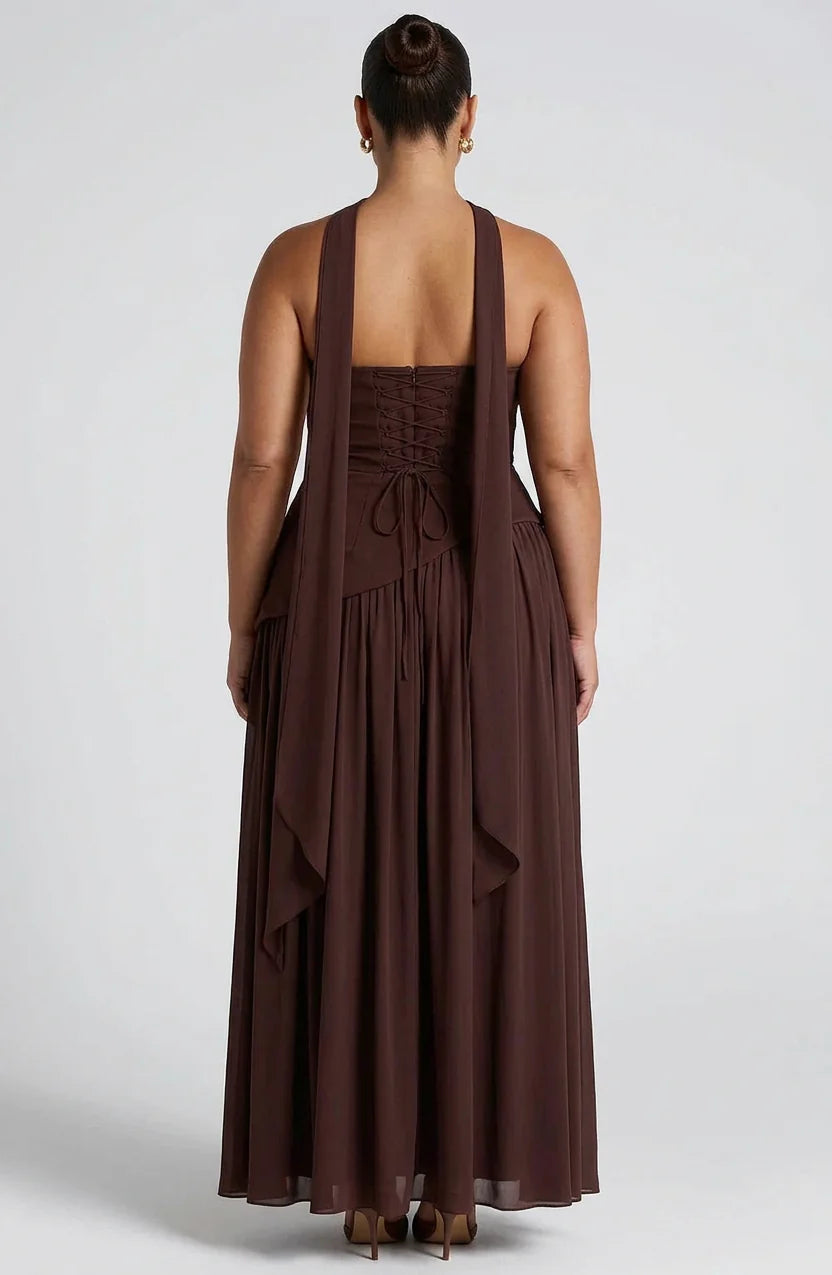 Karola Colorblock Maxi Dress
