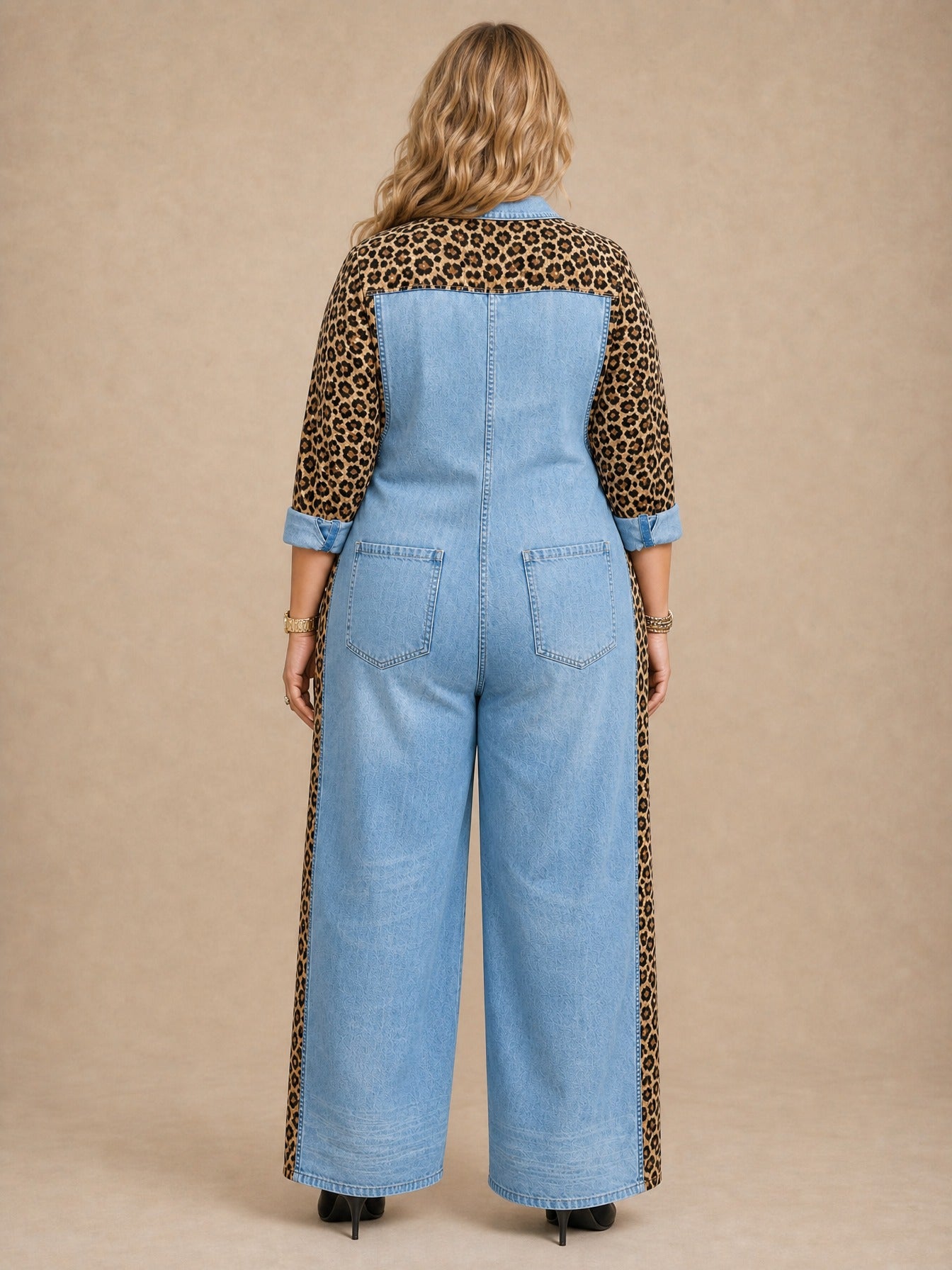 Amanda Denim Shirt Jumpsuit