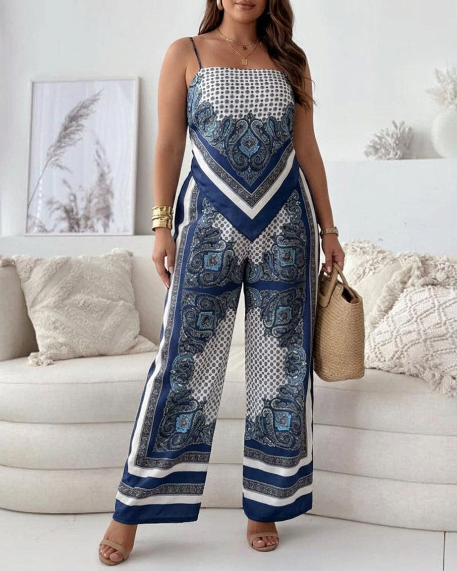 Helen Lace-Up Vest Set
