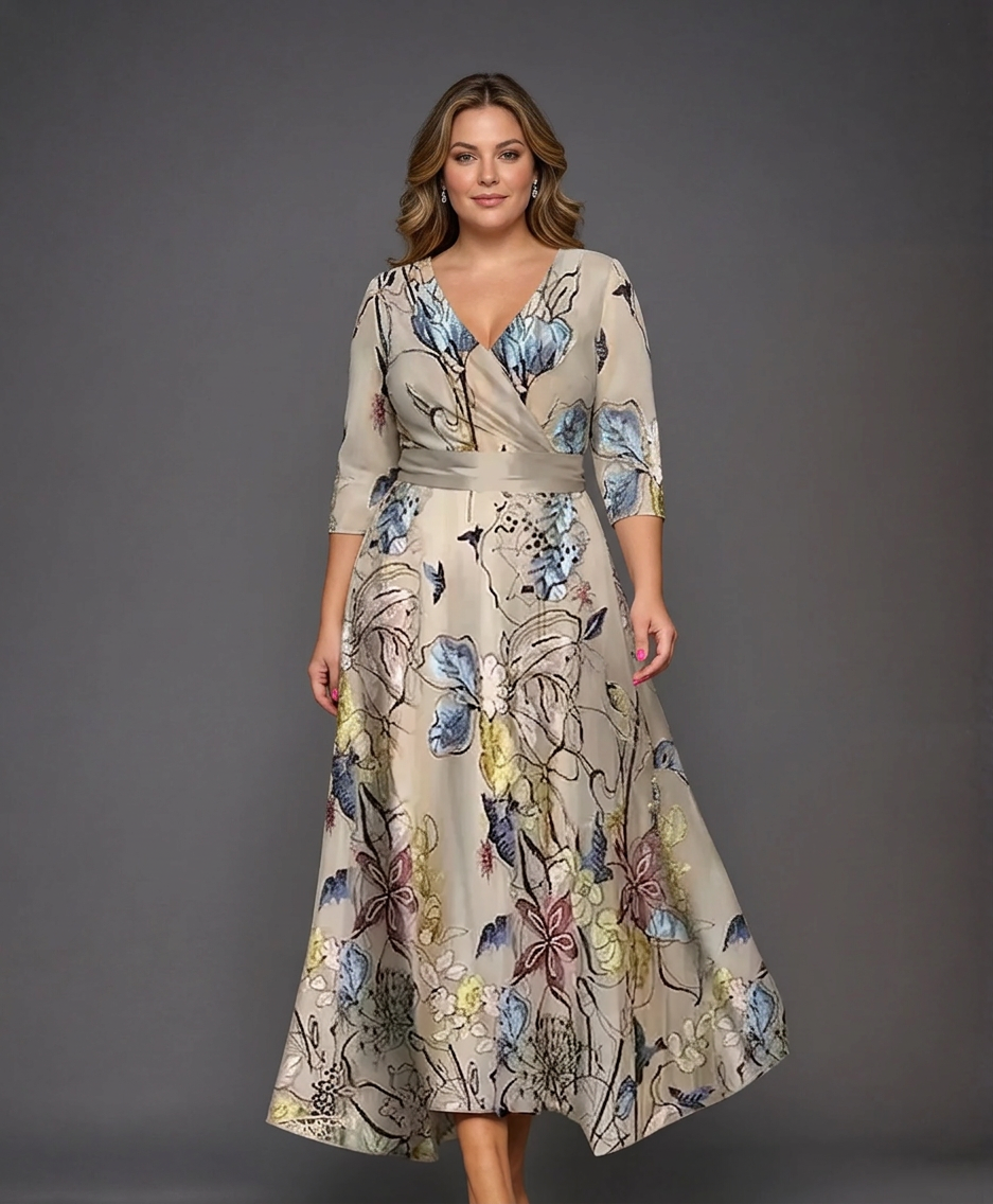 Ysa Floral Print Dress