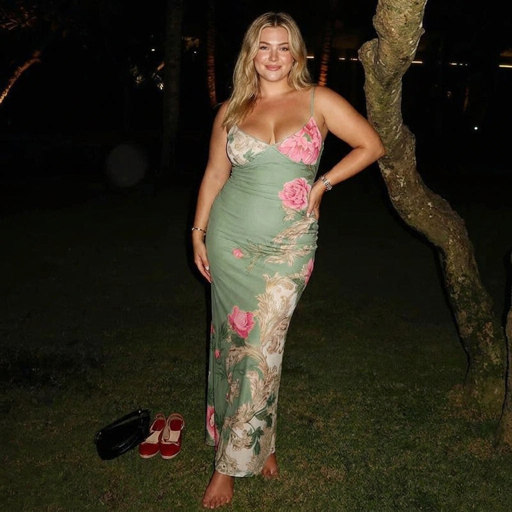 Florentina Baroque Maxi Dress