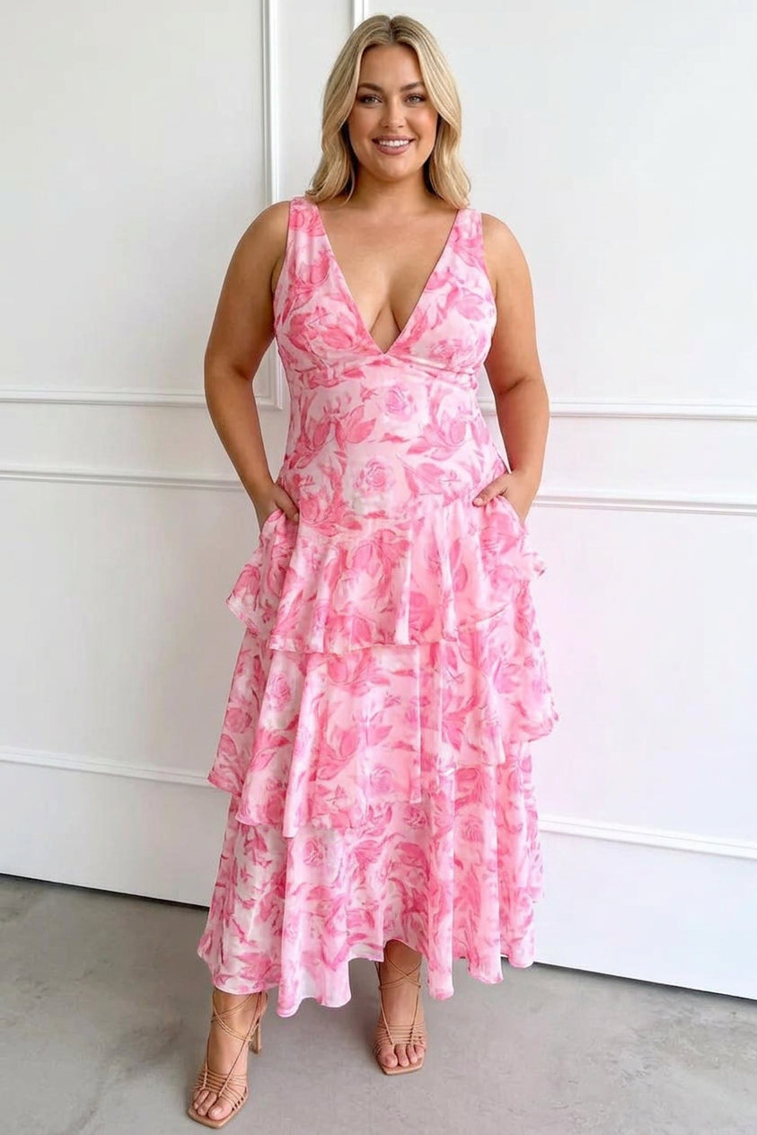Dorotea Tiered Maxi Dress