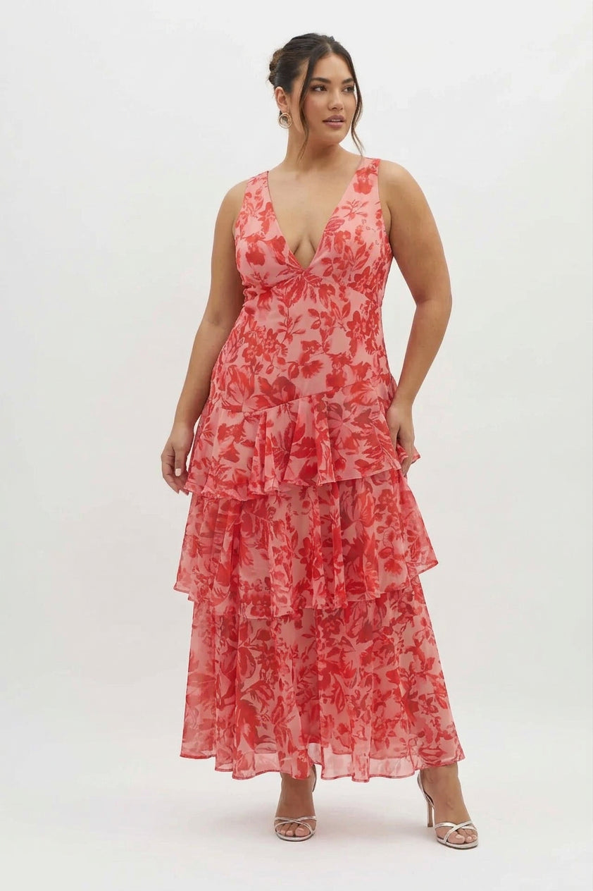 Dorotea Tiered Maxi Dress