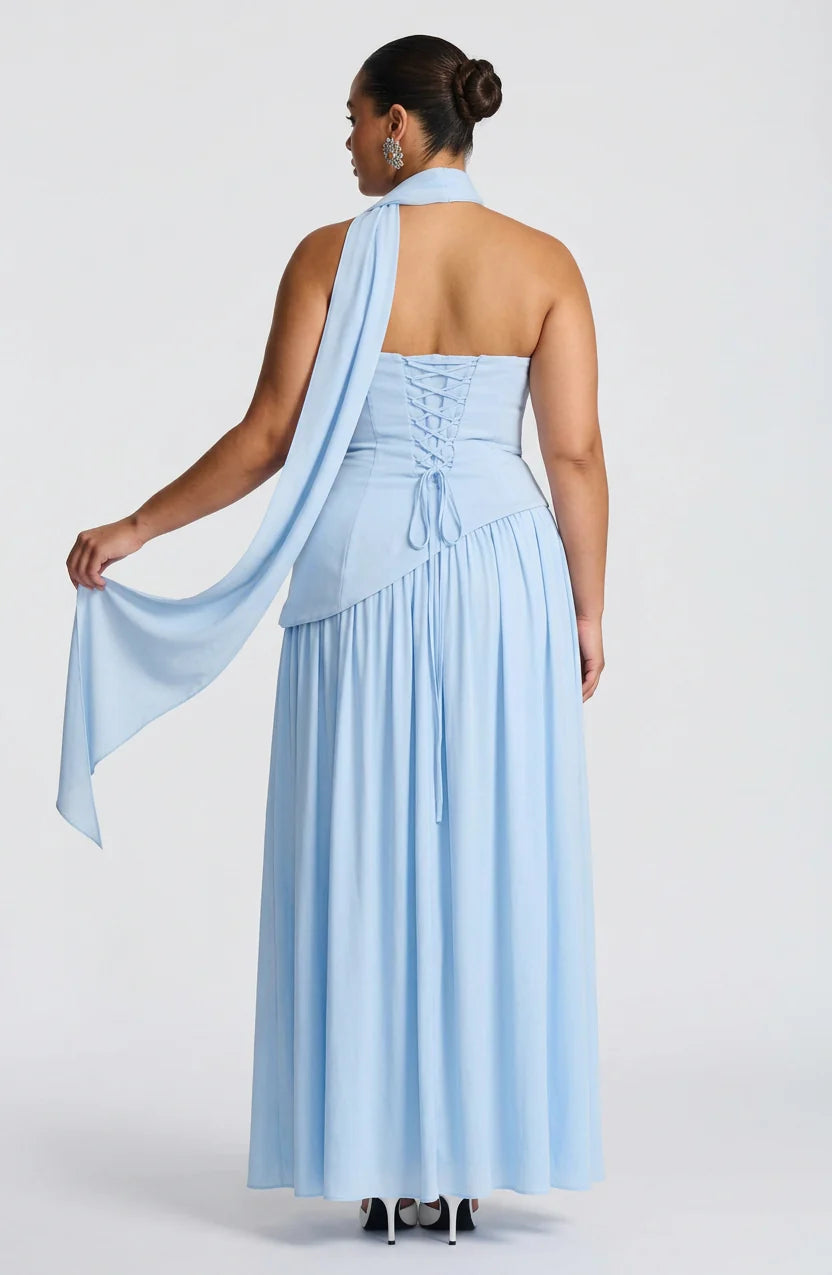 Karola Colorblock Maxi Dress