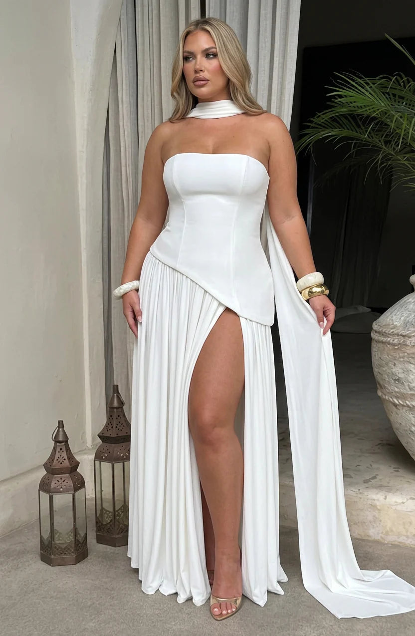 Karola Colorblock Maxi Dress