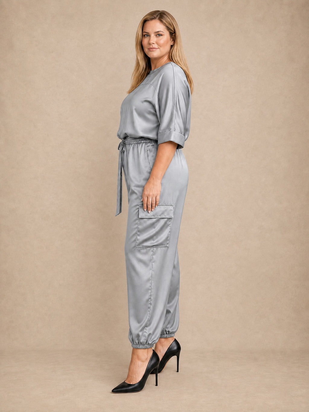 Clara Satin Cargo Set