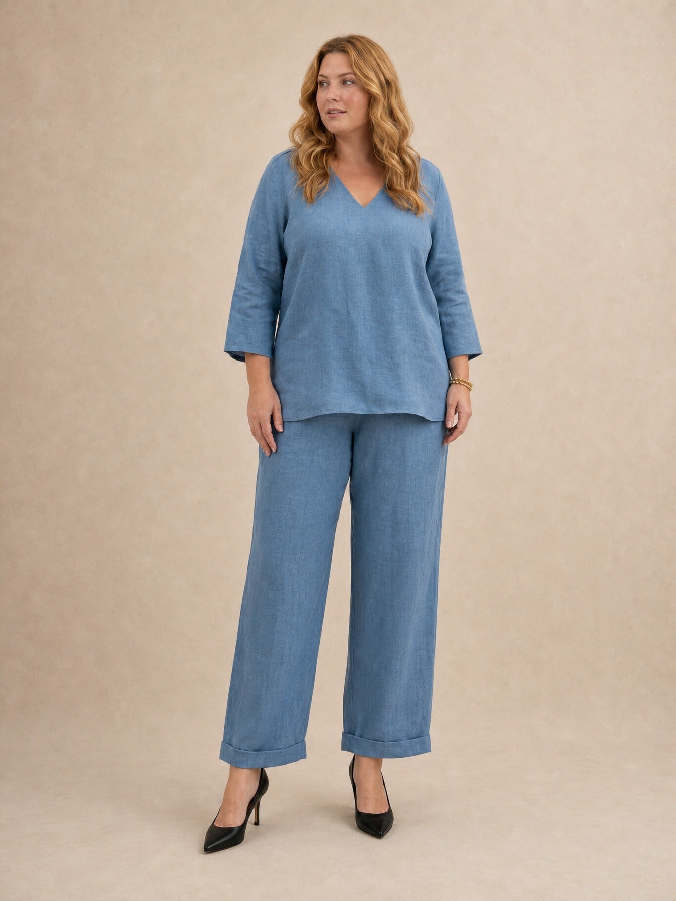 Marianne Layered Linen Set