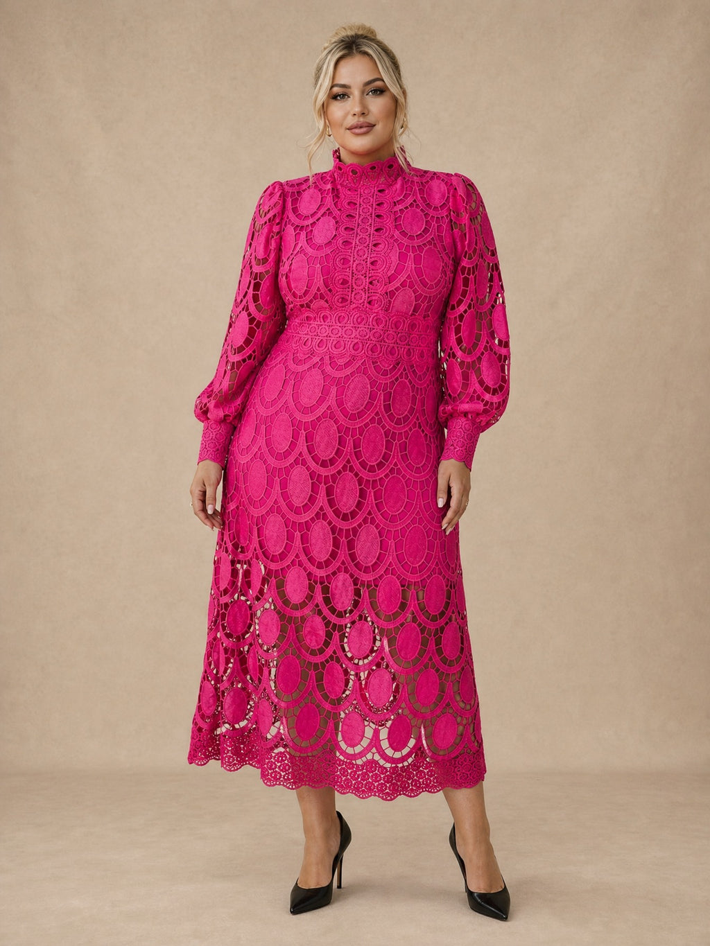 Eloah Lace Midi Dress
