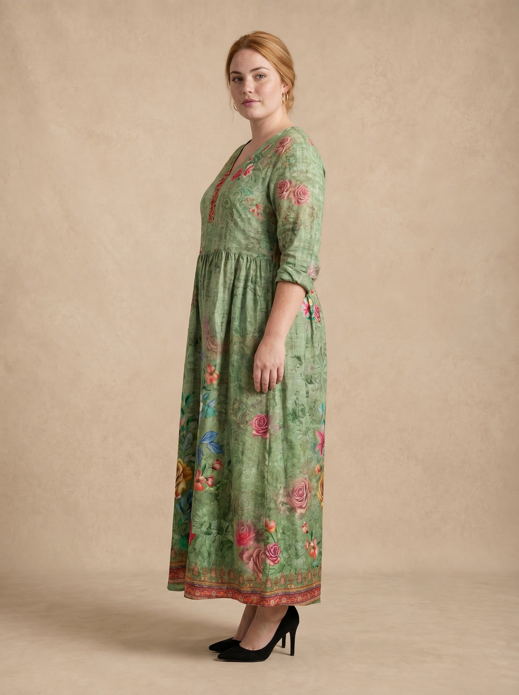 Emily Garden Floral Maxi Dress