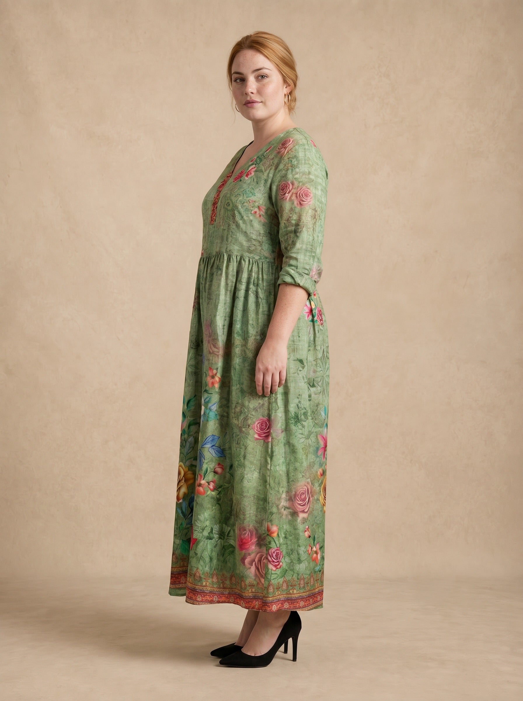 Emily Garden Floral Maxi Dress