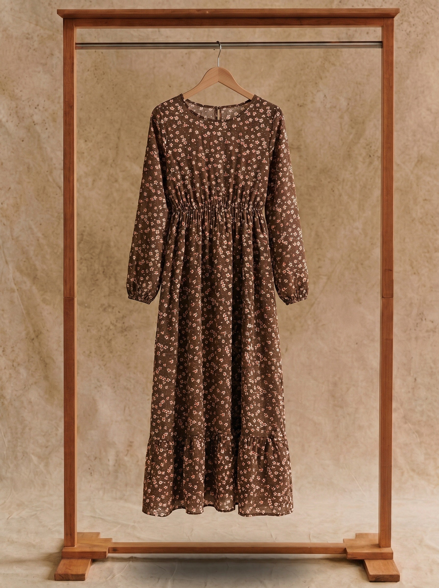 Juniper Tiered Maxi Dress in Prairie Ditsy Florals