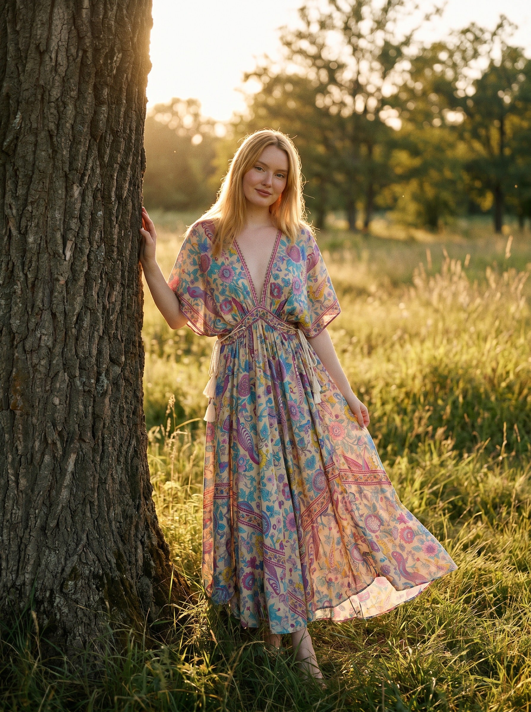 Meadow Bloom Maxi Dress