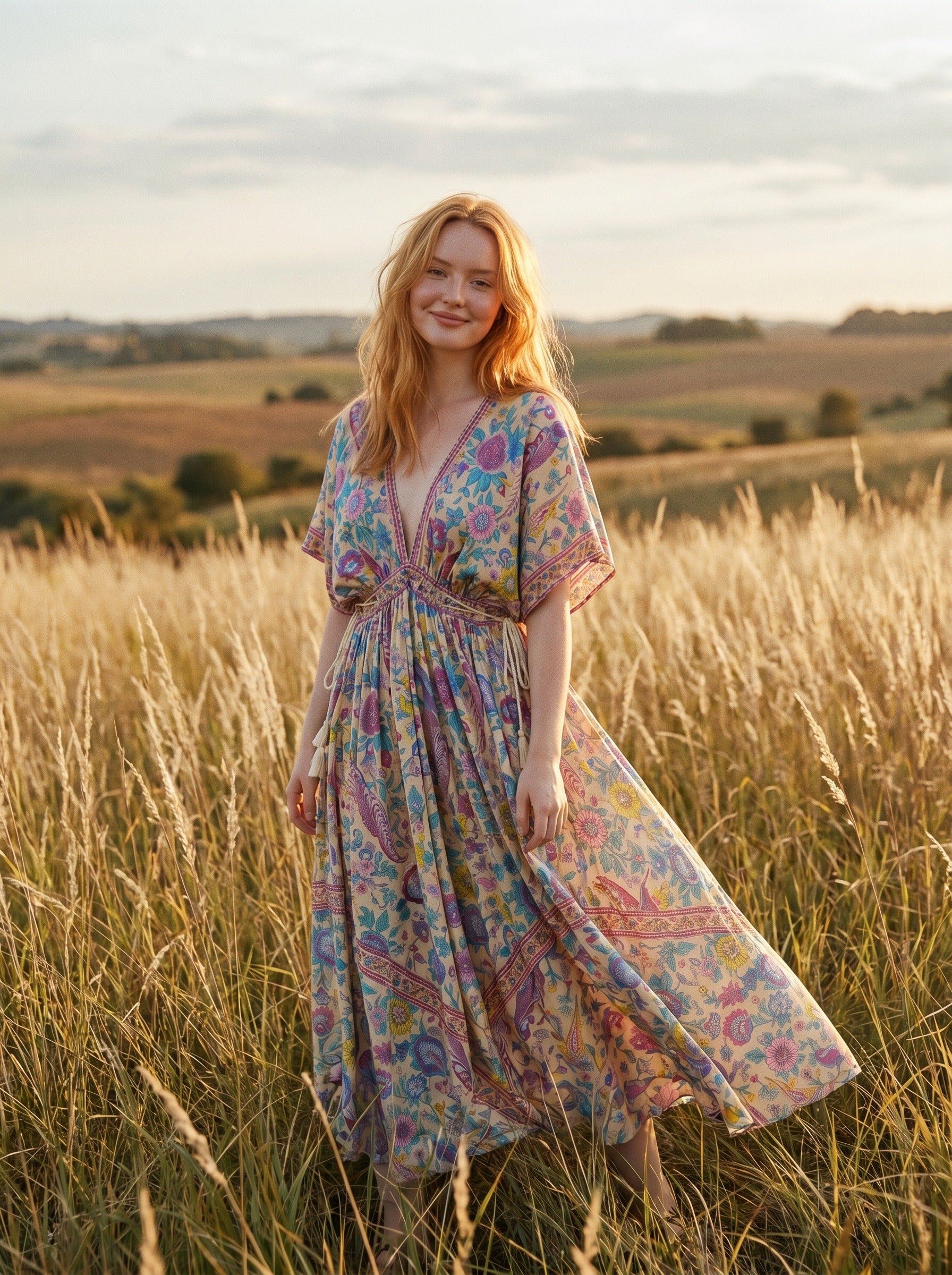 Meadow Bloom Maxi Dress