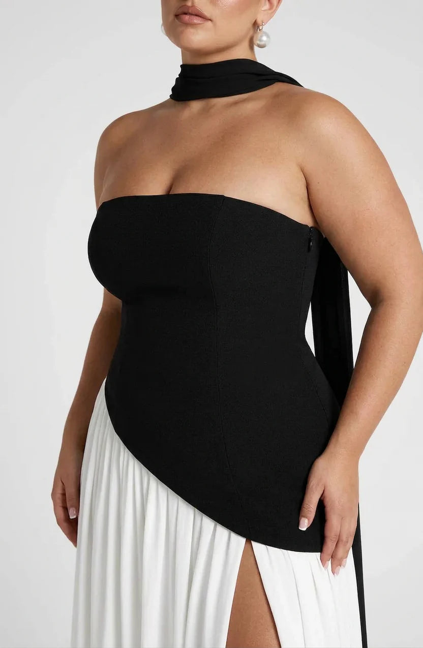 Karola Colorblock Maxi Dress