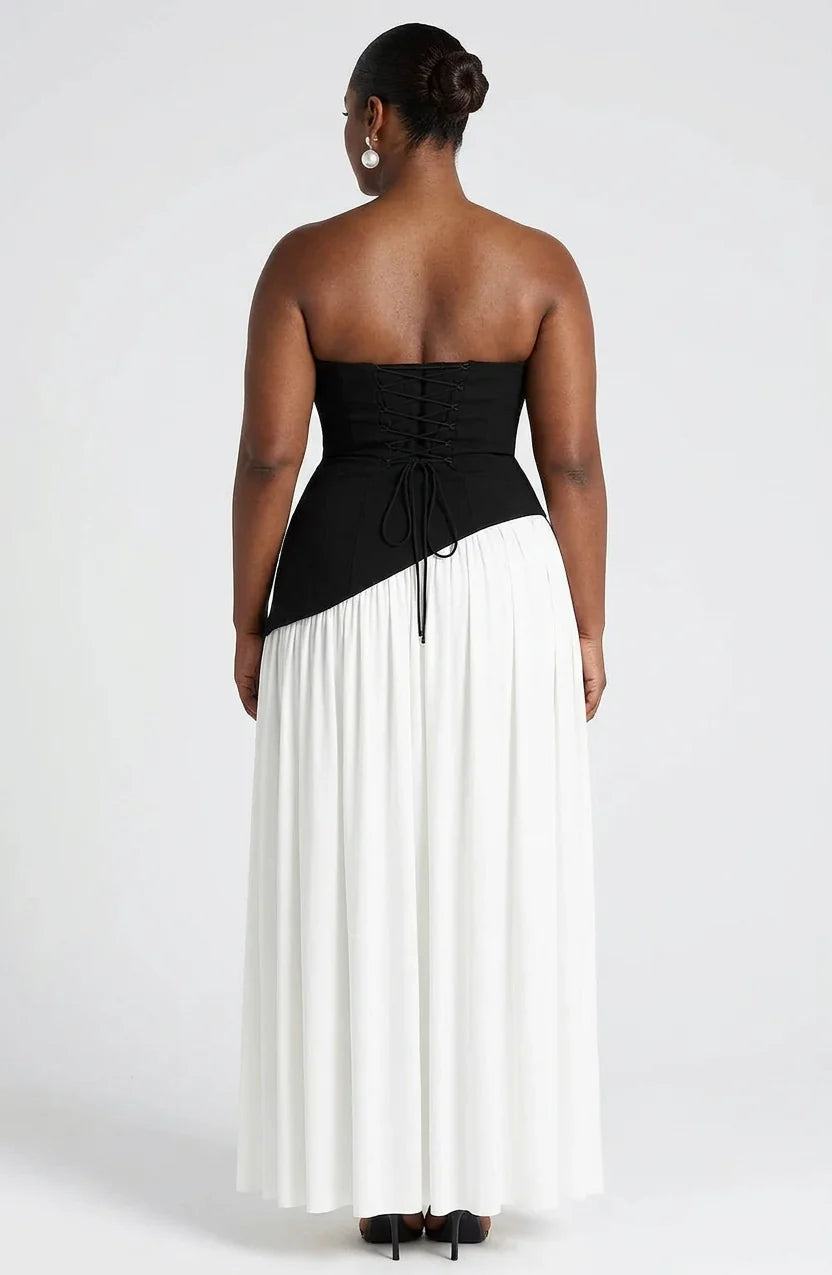 Karola Colorblock Maxi Dress