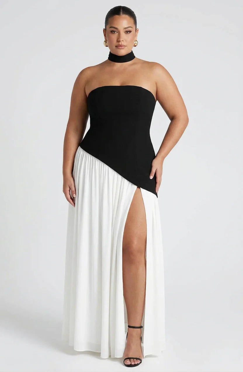 Karola Colorblock Maxi Dress