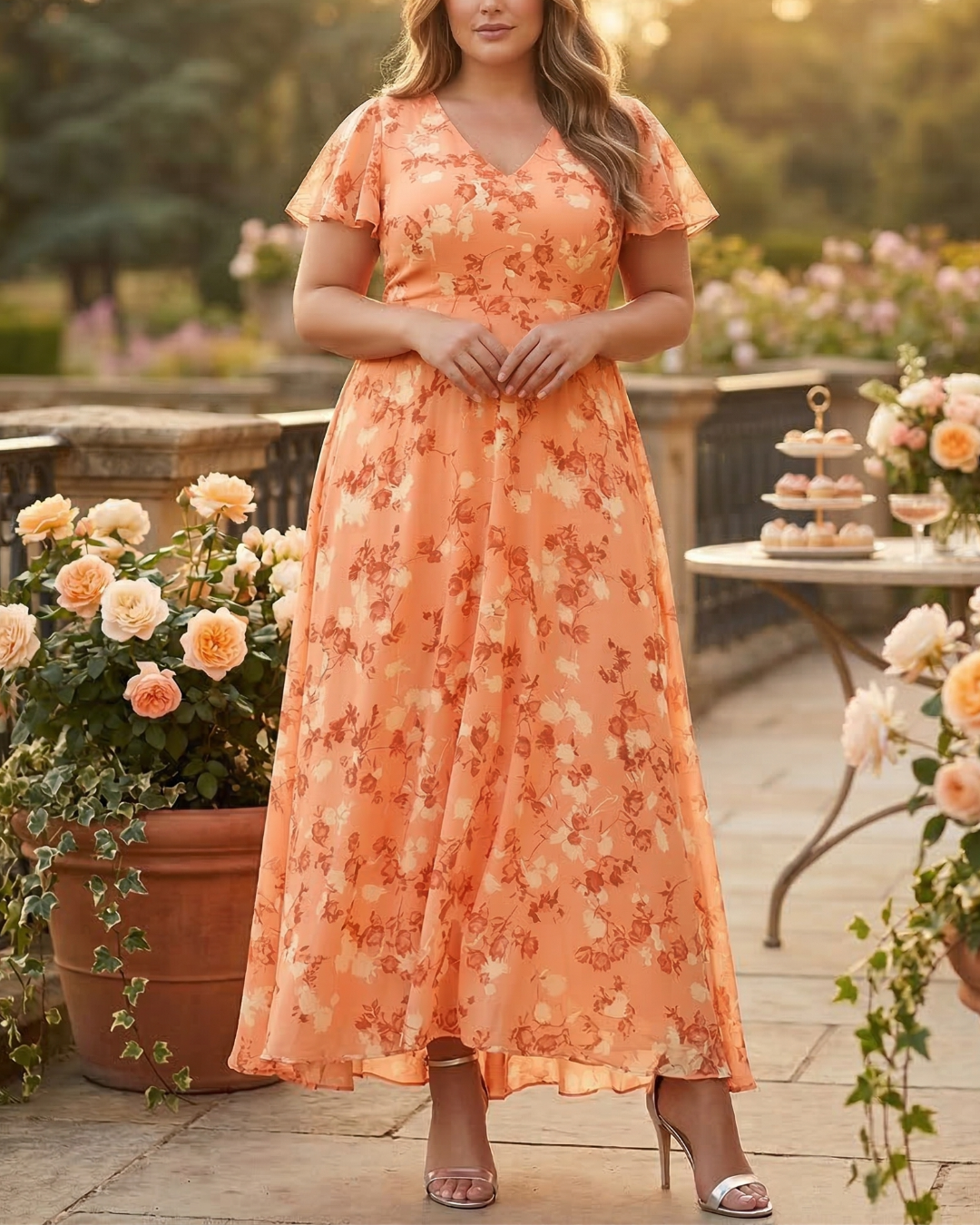 Aurelia Draped Maxi Dress