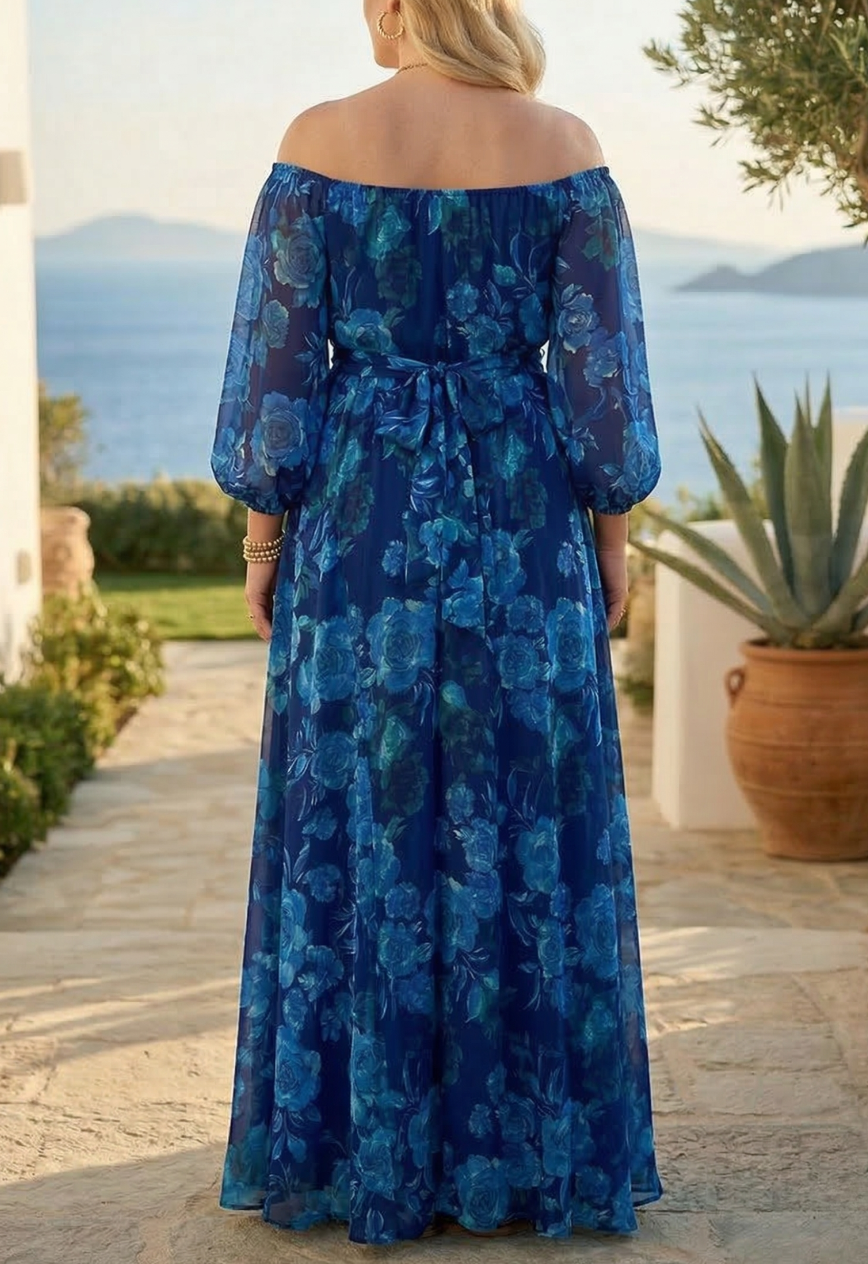 Francesca Off Shoulder Floral Dress