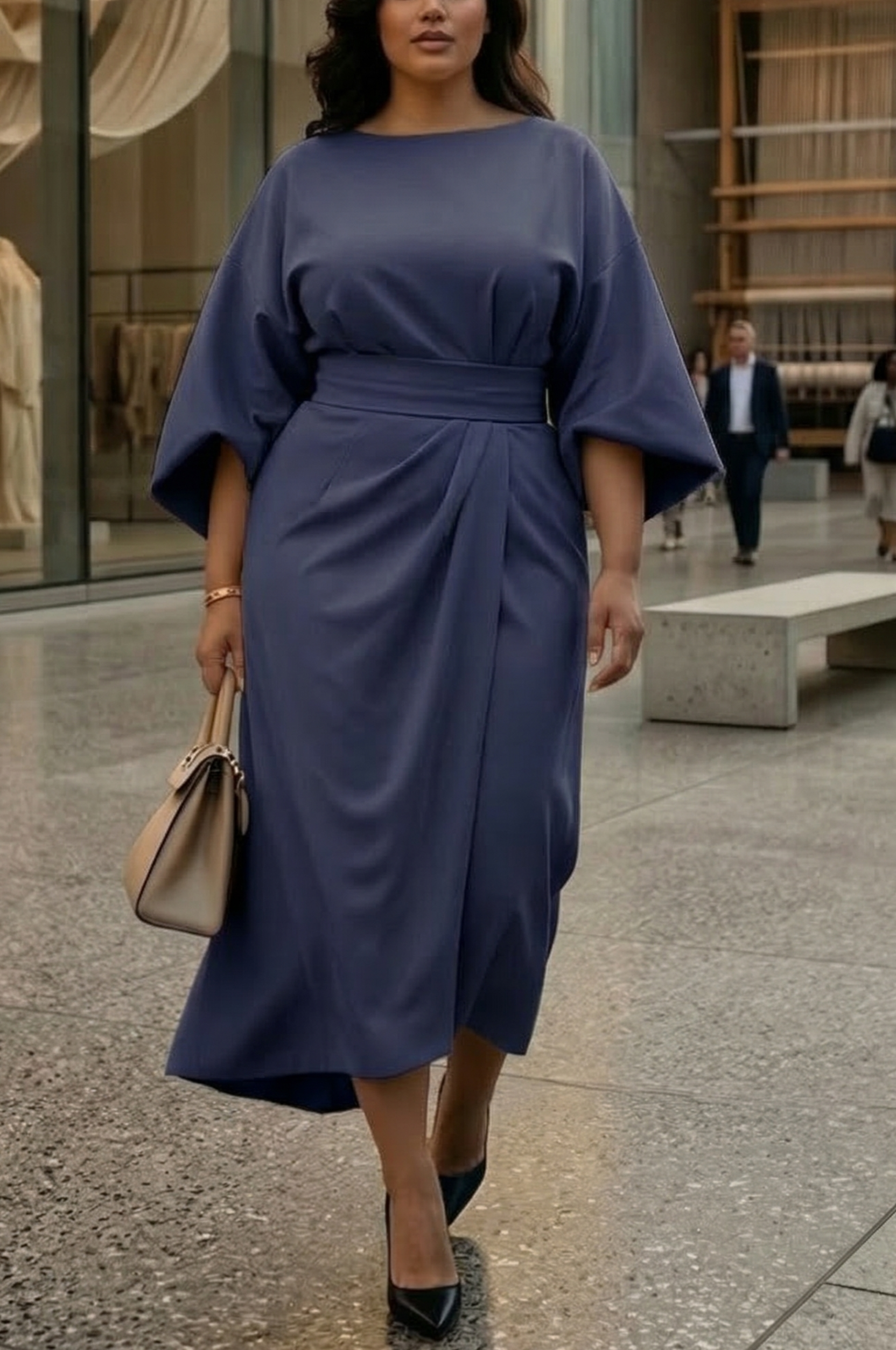 Matzliah Lantern Sleeve Dress