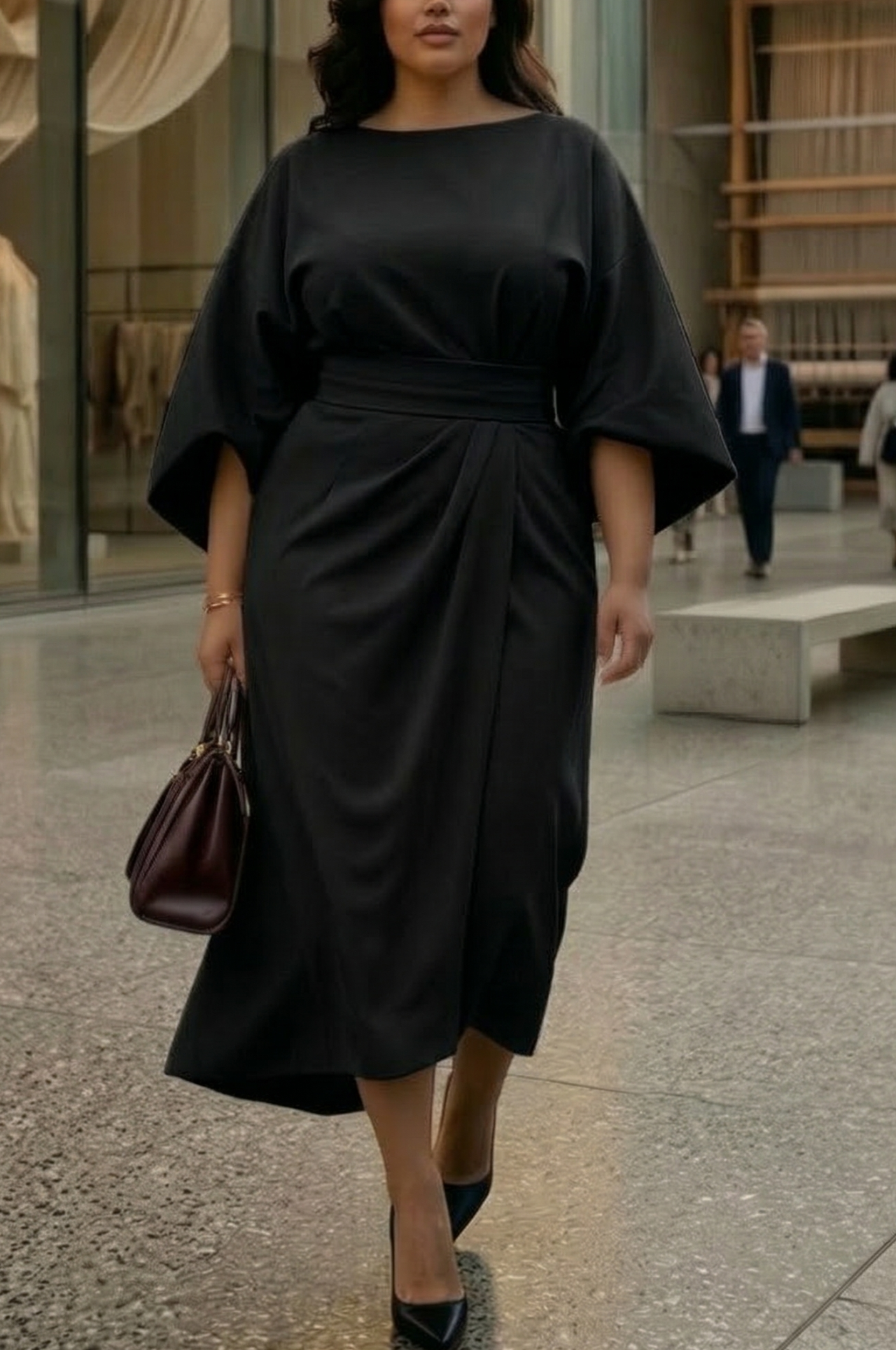 Matzliah Lantern Sleeve Dress