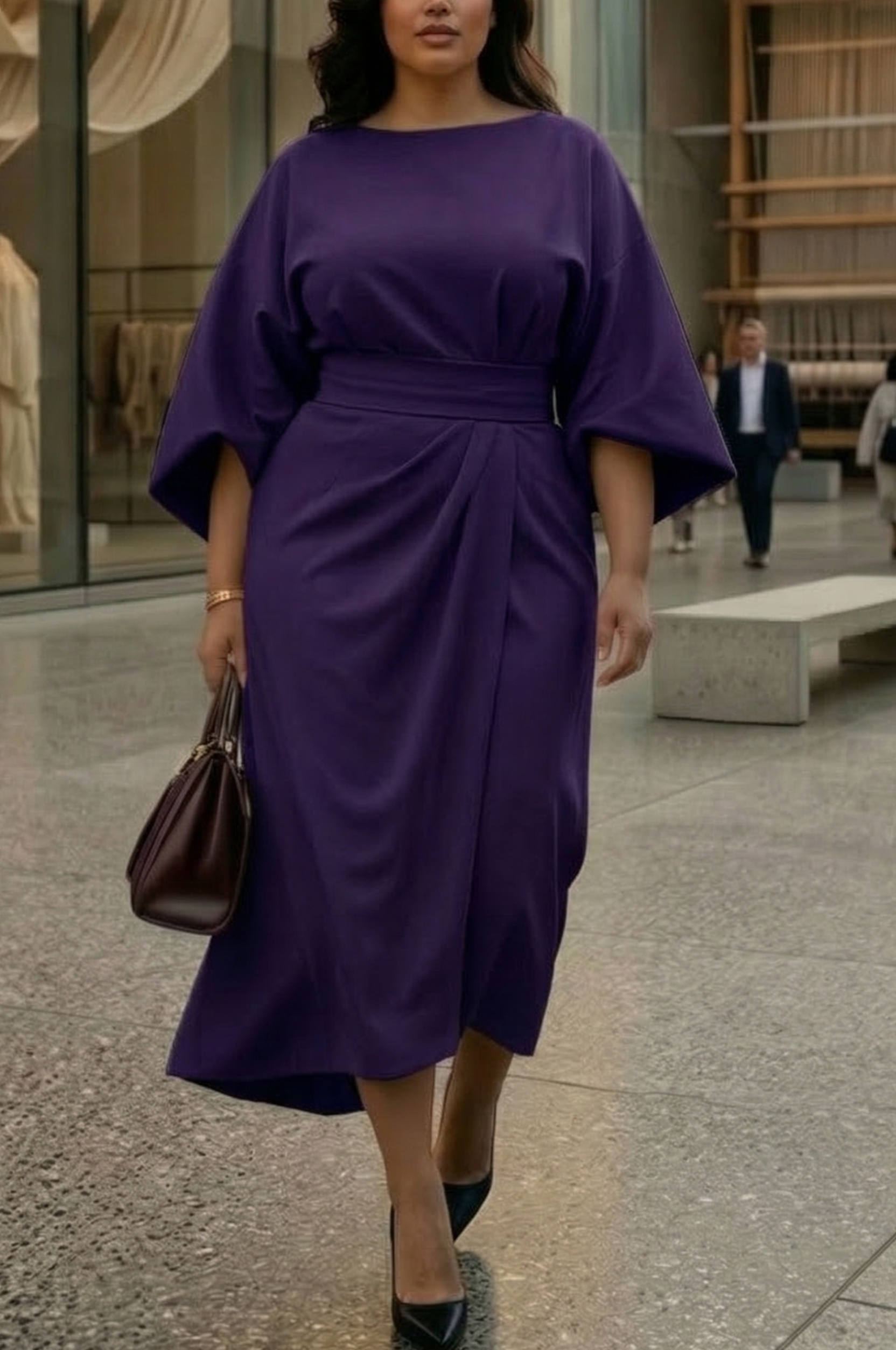 Matzliah Lantern Sleeve Dress