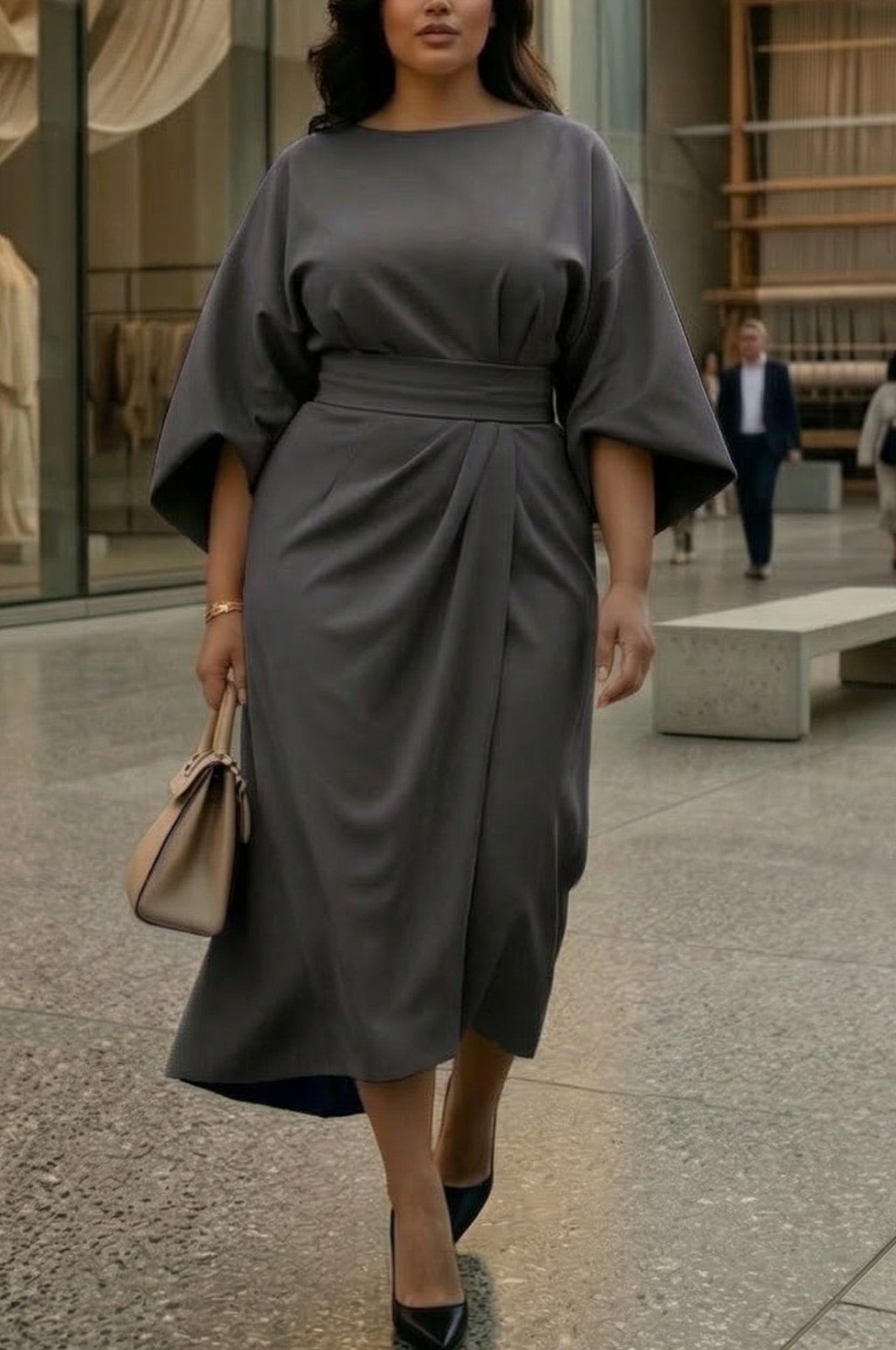 Matzliah Lantern Sleeve Dress