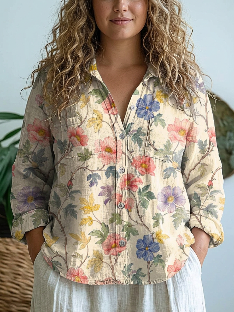 Debra Soft Floral Blouse