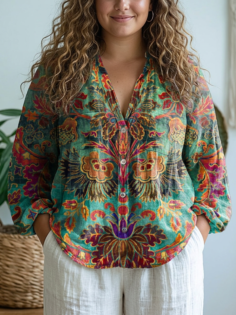 Laura Floral Print Blouse