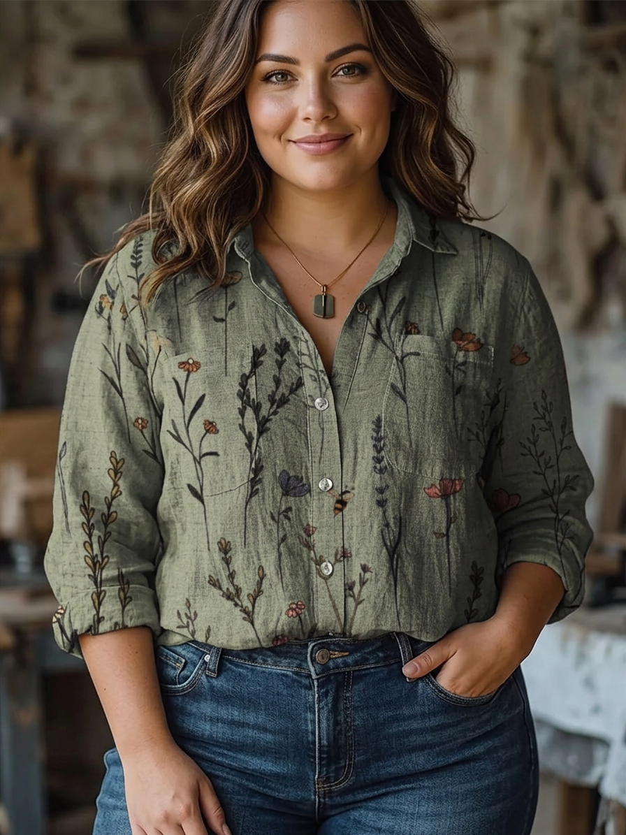 Teresa Botanical Blouse