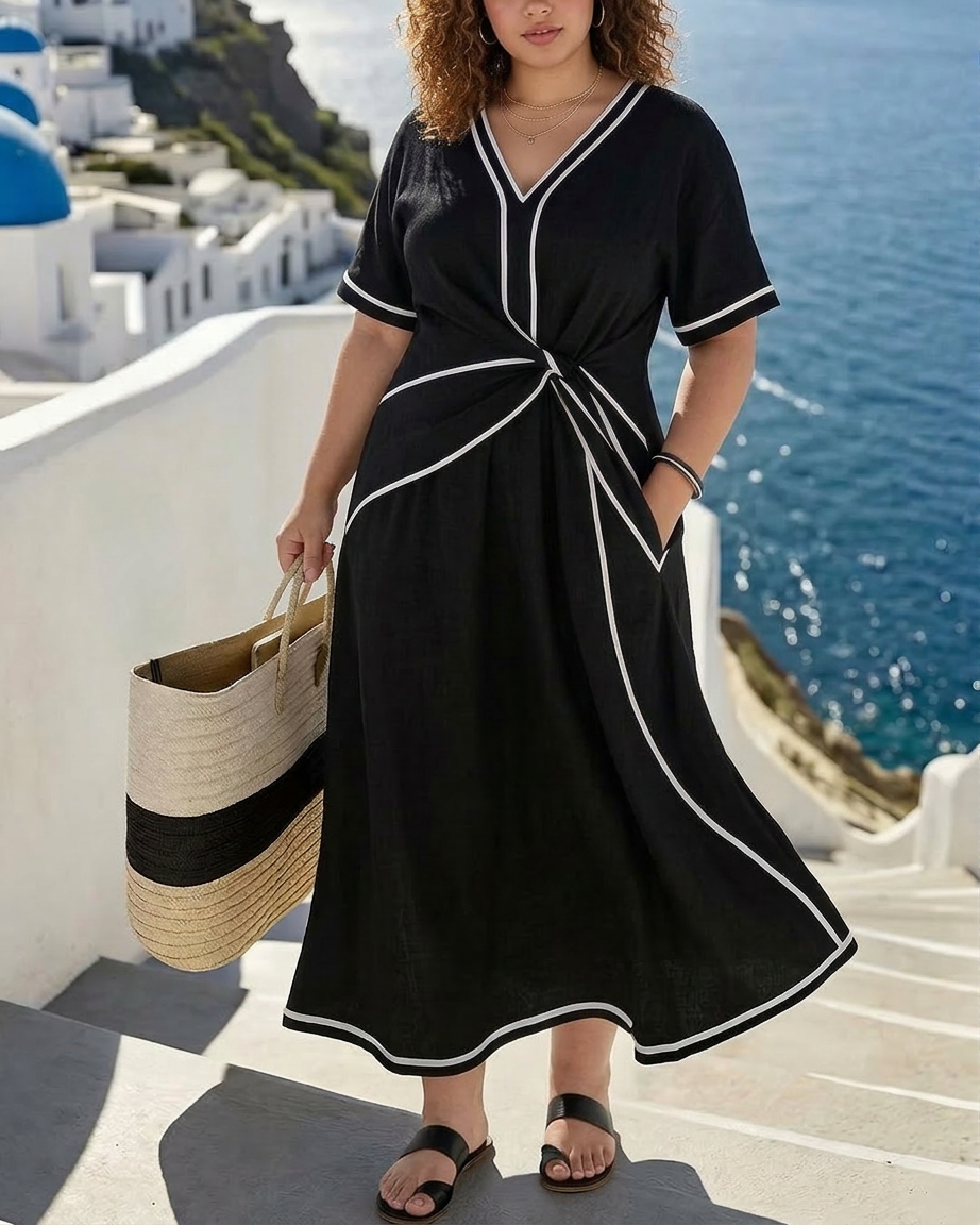 Ananya Draped Waist Dress
