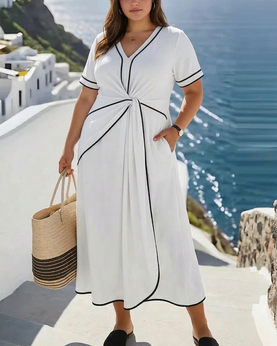Ananya Draped Waist Dress