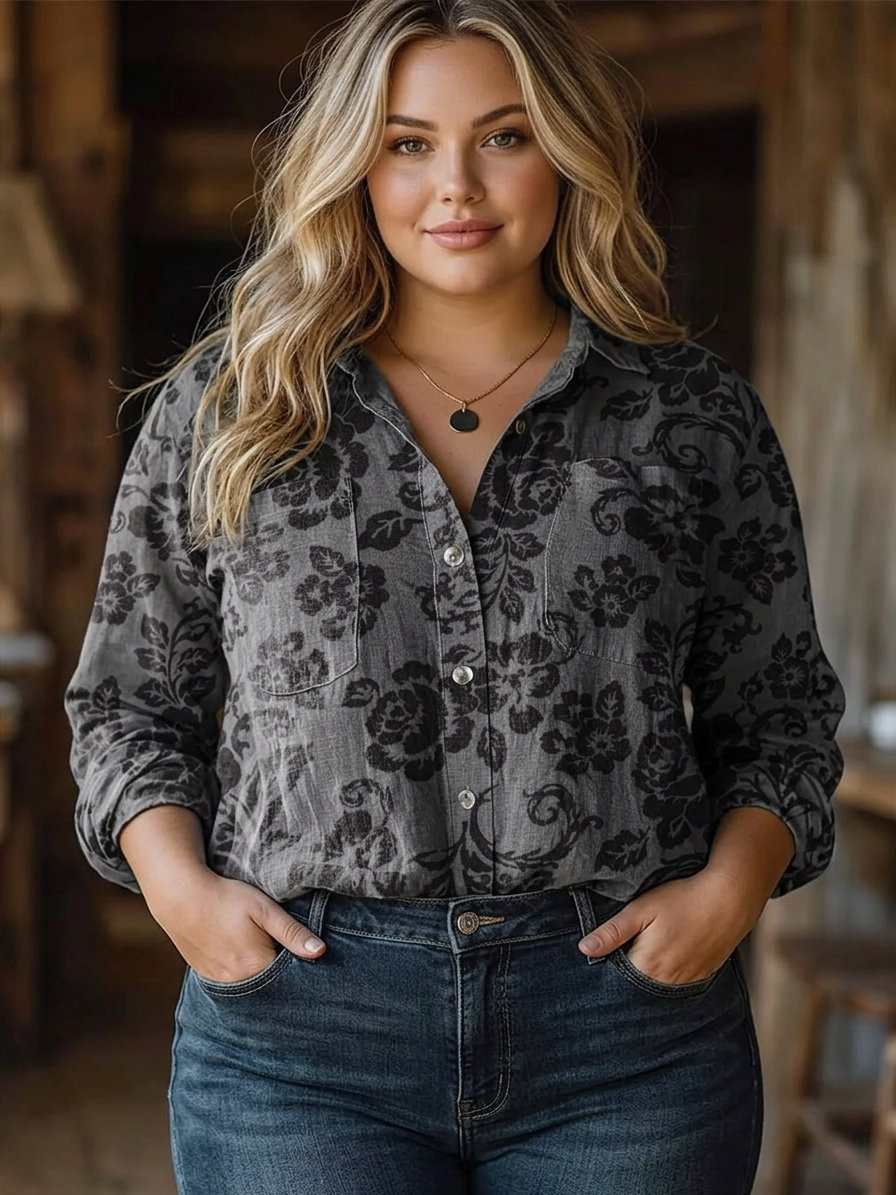Gloria Refined Floral Blouse