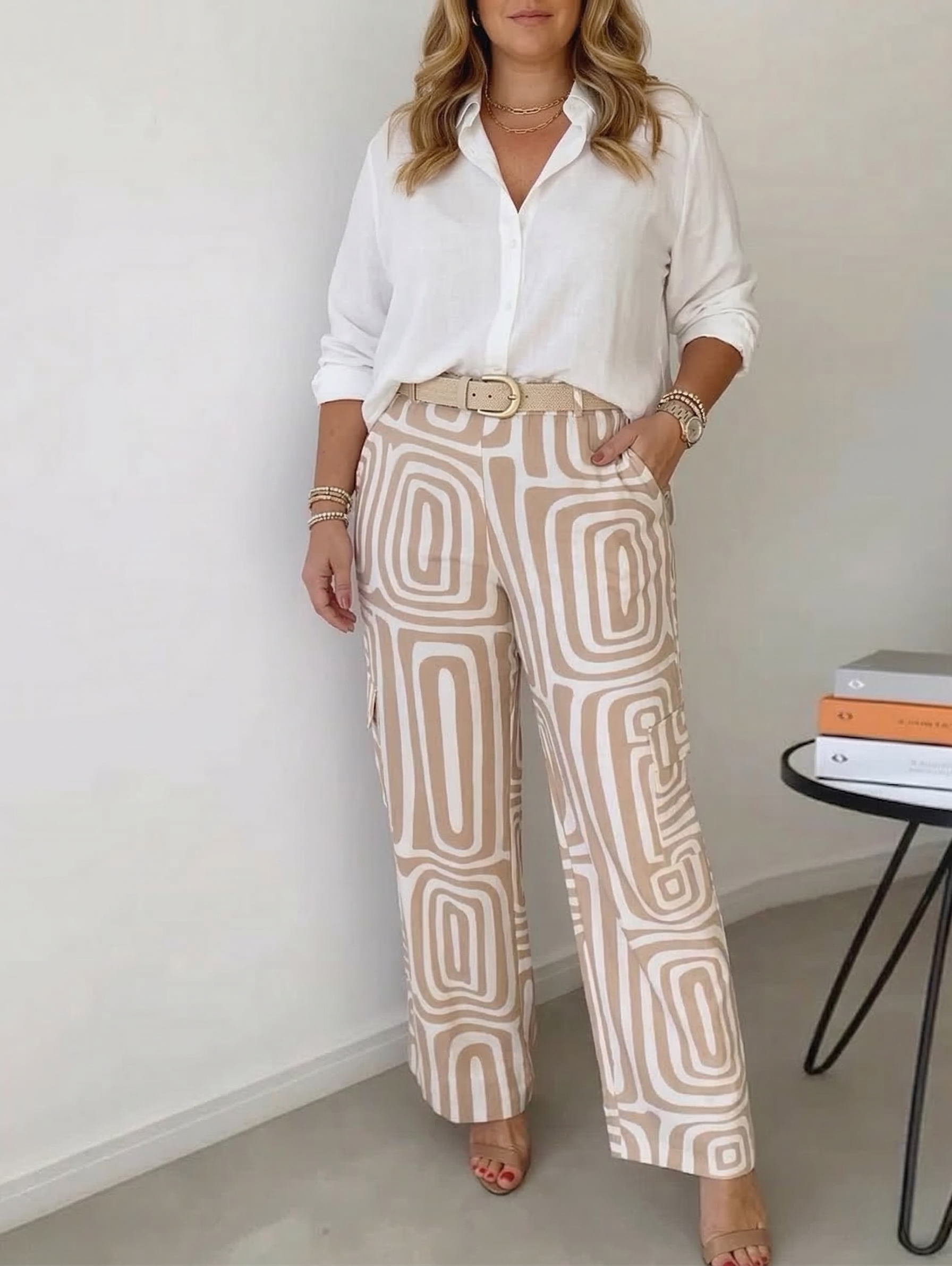 Lysa Geometric Two-Piece Set