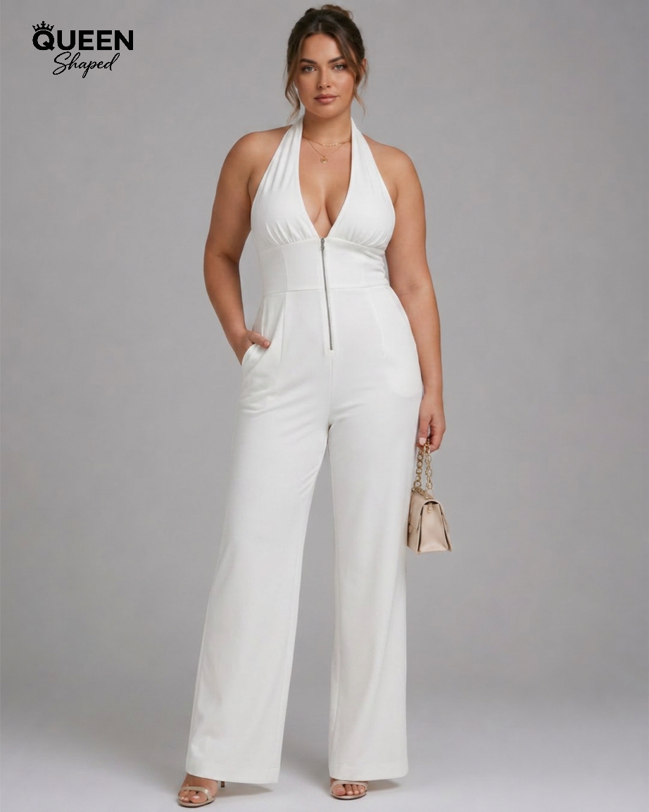 Nymera | Halter Neck Wide Leg Sleeveless Jumpsuit