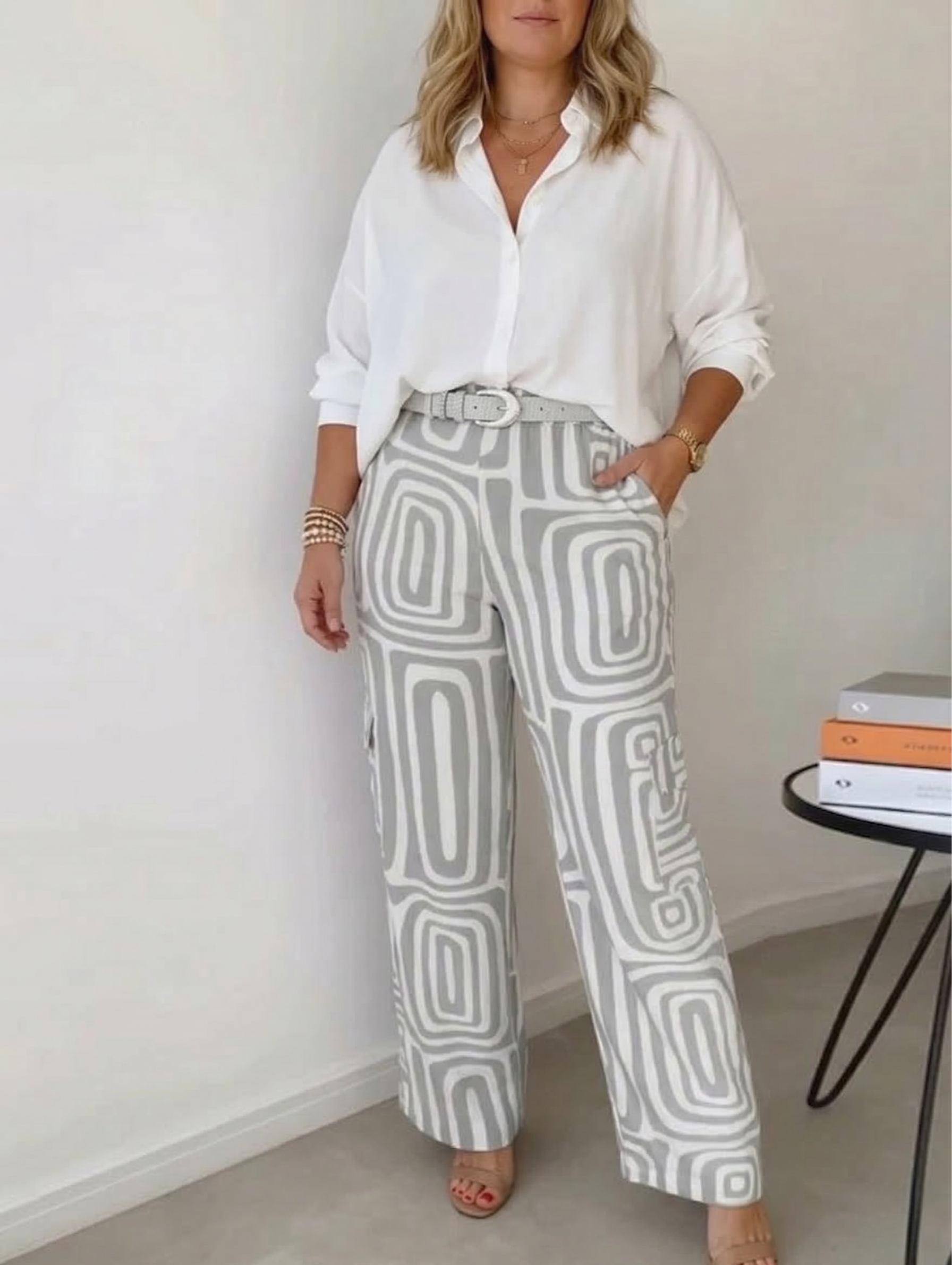 Lysa Geometric Two-Piece Set