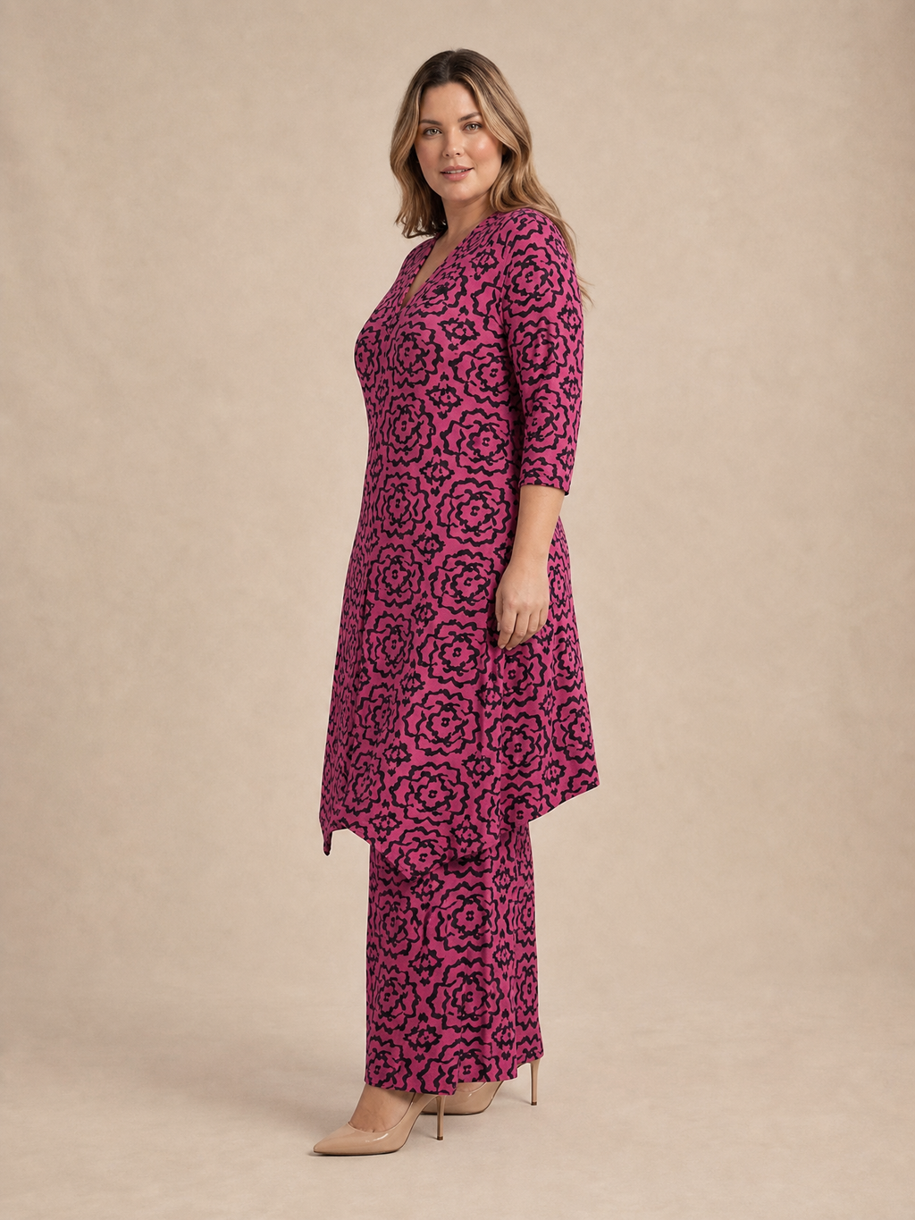 Margaret Patterned Dress
