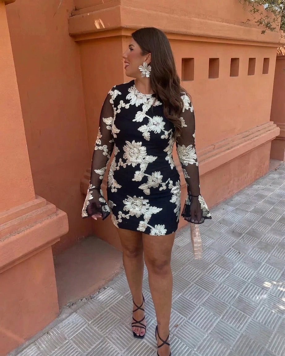 Ellie Lace Mini Dress