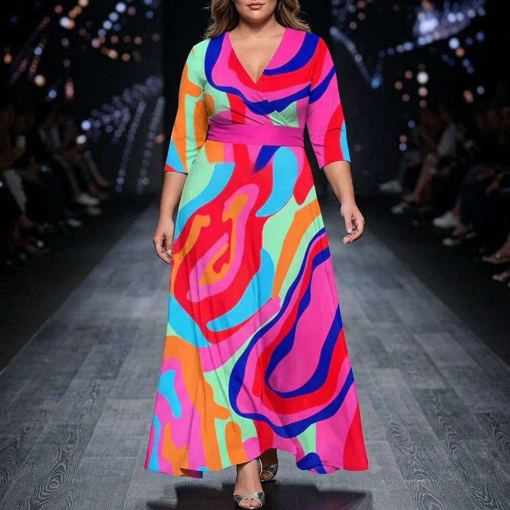 Ysa Floral Print Dress