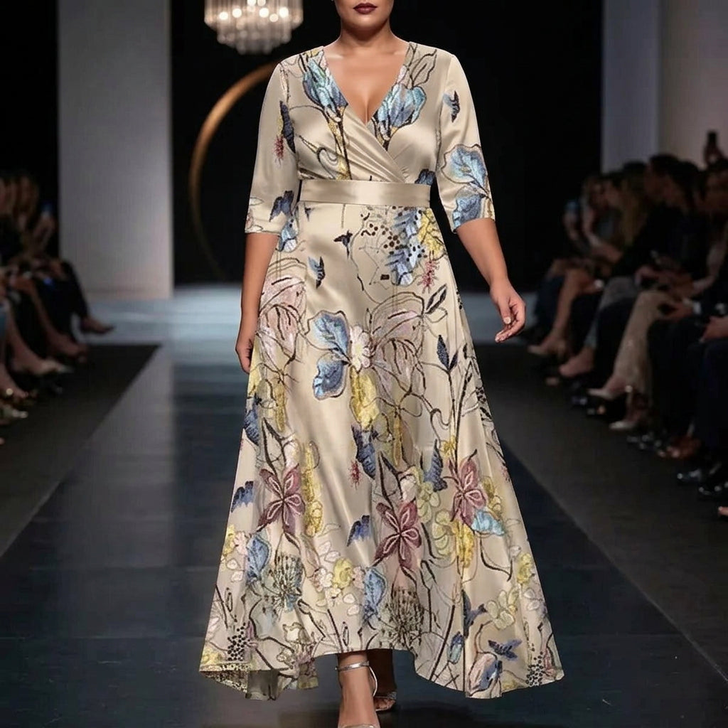 Ysa Floral Print Dress